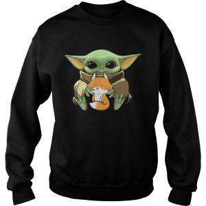 Baby Yoda Hug Fox shirt 3