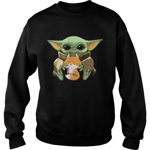 Baby Yoda Hug Fox shirt