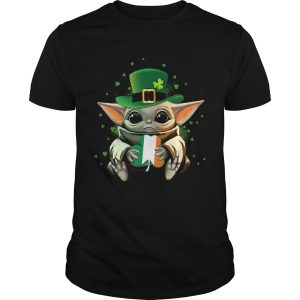 Baby Yoda Hug St Patricks Day shirt