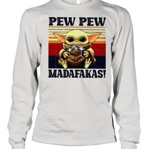 Baby Yoda Pew Pew Madafakas Vintage shirt 3