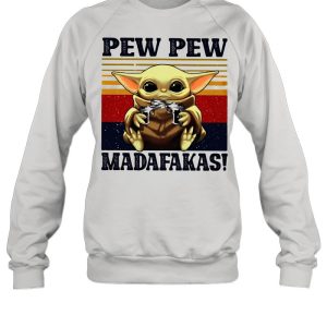 Baby Yoda Pew Pew Madafakas Vintage shirt 4