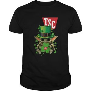 Baby Yoda TSC Stores Shamrock St Patricks Day shirt