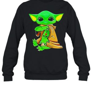 Baby Yoda Tattoo I Love Mom Shirt 4