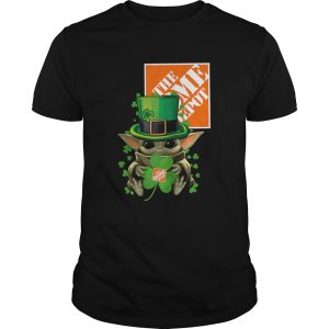 Baby Yoda The Home Depot Shamrock St Patricks Day shirt