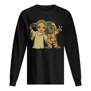 Baby Yoda and Groot shirt 1