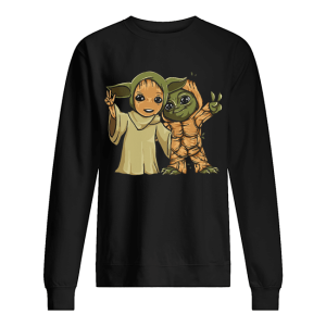 Baby Yoda and Groot shirt 2