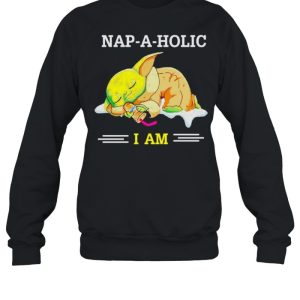 Baby Yoda nap a holic I am shirt 4