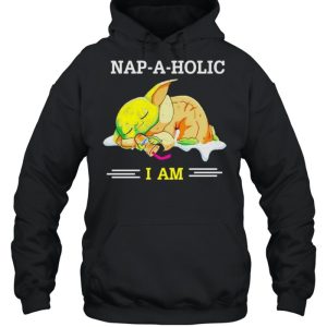 Baby Yoda nap a holic I am shirt 5