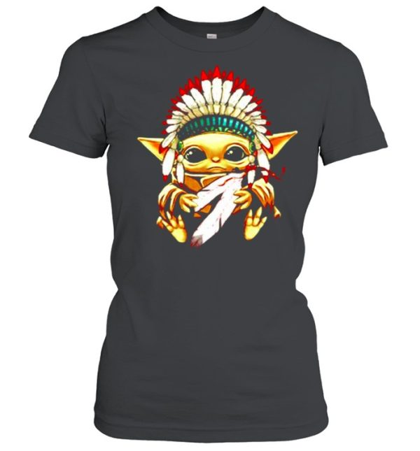 Baby Yoda native American shirt