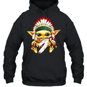 Baby Yoda native American shirt 4