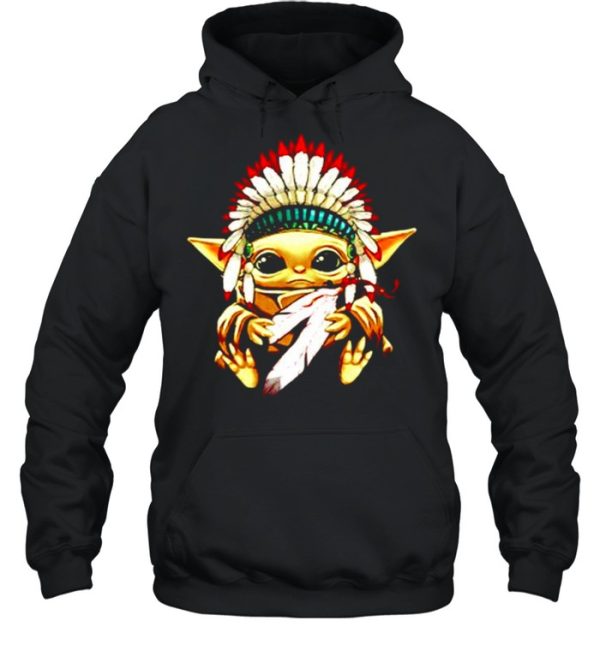 Baby Yoda native American shirt