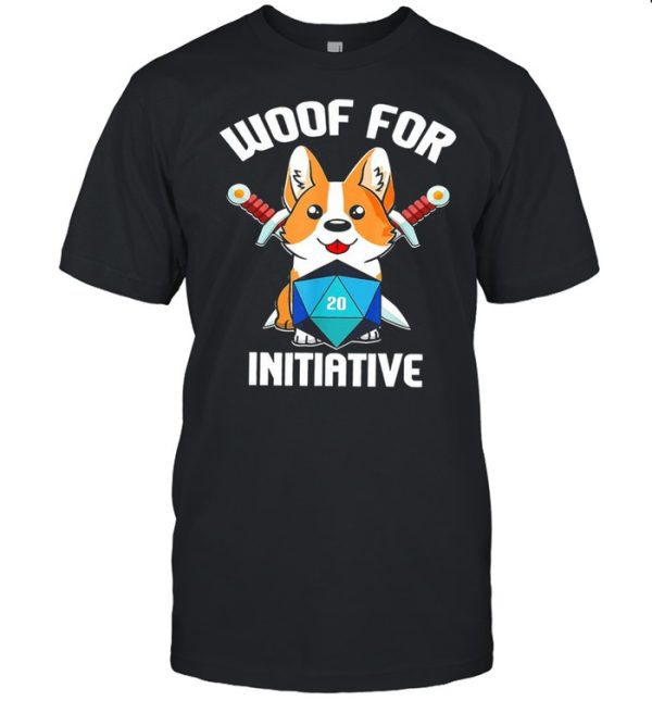 Baby corgi woof for initiative shirt