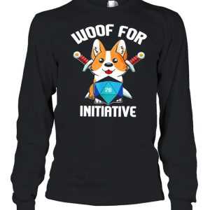 Baby corgi woof for initiative shirt 3