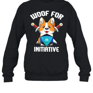 Baby corgi woof for initiative shirt 4