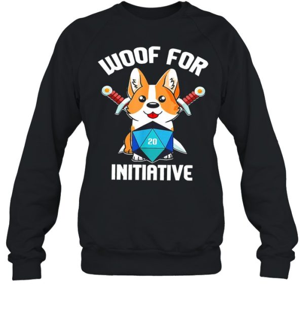 Baby corgi woof for initiative shirt