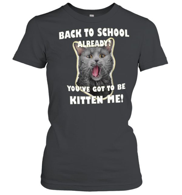 Back To School Cat Kitten shirt