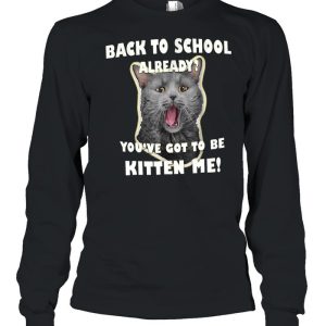 Back To School Cat Kitten shirt 3