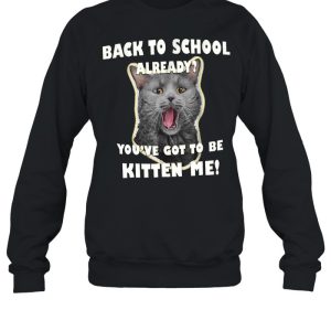 Back To School Cat Kitten shirt 4