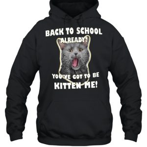 Back To School Cat Kitten shirt 5