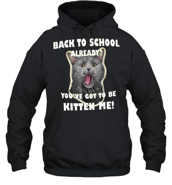 Back To School Cat Kitten shirt