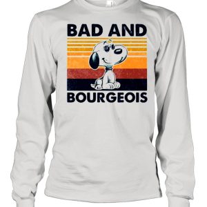 Bad And Bourgeois Snoopy Vintage Shirt