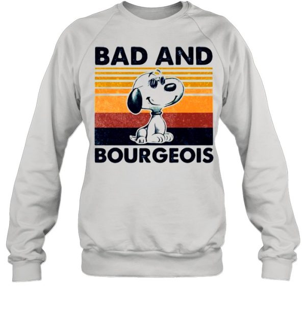 Bad And Bourgeois Snoopy Vintage Shirt