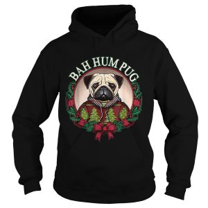 Bah Hum Pug Funny Christmas Pun for Pug Lovers shirt