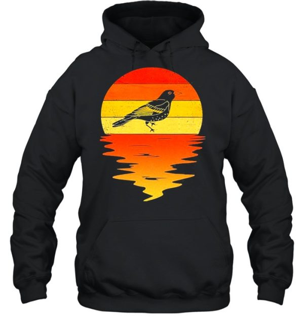 Baltimore Oriole Retro Sunset Vintage Shirt