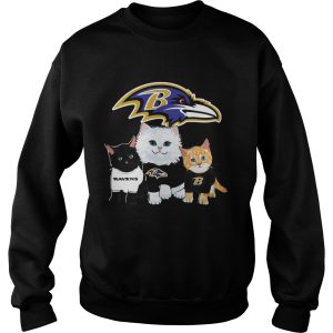 Baltimore Ravens Logo Cats shirt 3