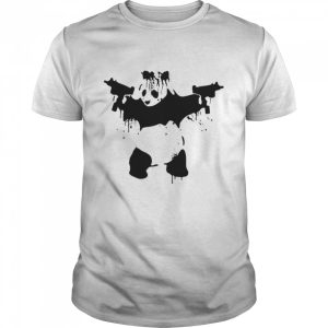 Banksy Panda With Guns T Shirt 1