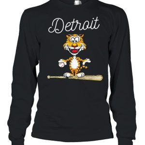 Baseball Distressed 1 Tiger Mascot Shirt