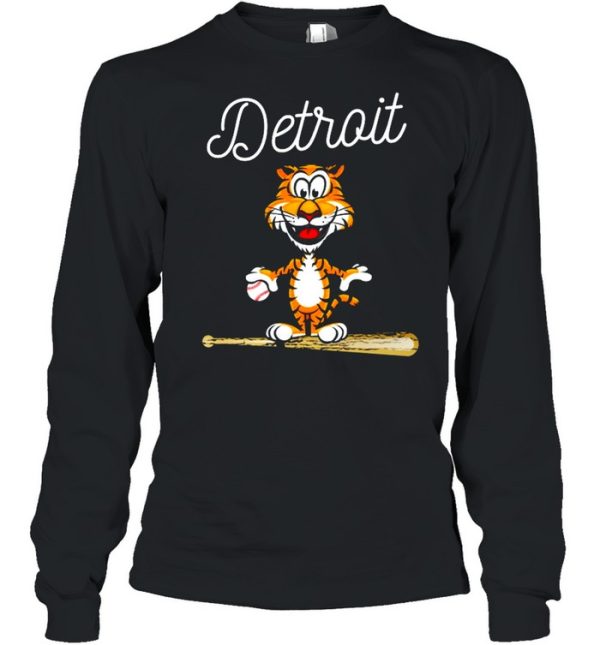 Baseball distressed tiger mascot shirt