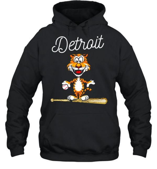 Baseball distressed tiger mascot shirt