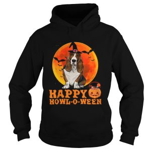 Basset Hound Dog Halloween Happy Howloween shirt 1