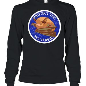 Bat protect the sky puppies shirt 3