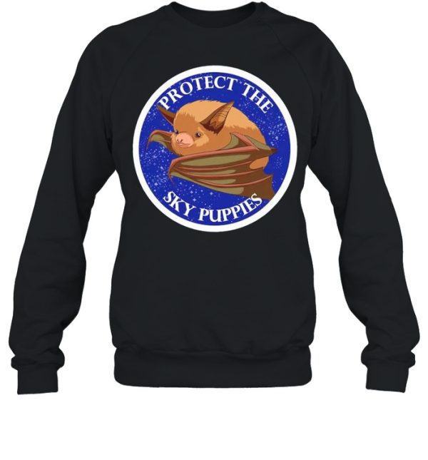 Bat protect the sky puppies shirt