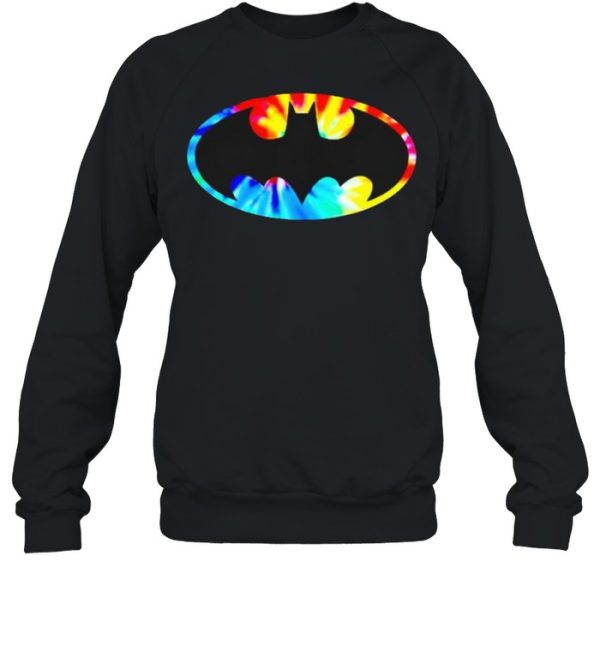 Batman tie dye batman logo shirt