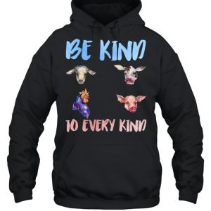 Be Kind To Every Kind Vegan Vegetarian Watercolor Animals Shirt 3