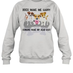 Beagle Dogs Make Me Happy Humans Make My Head Hurt shirt 2