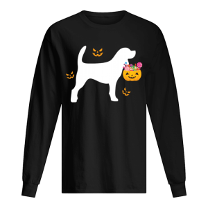 Beagle Halloween Costume Pumpkin Dog Cute Pet T-Shirt