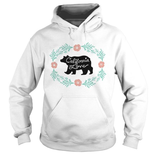 Bear California Love Flower shirt