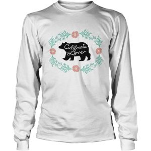 Bear California Love Flower shirt 2