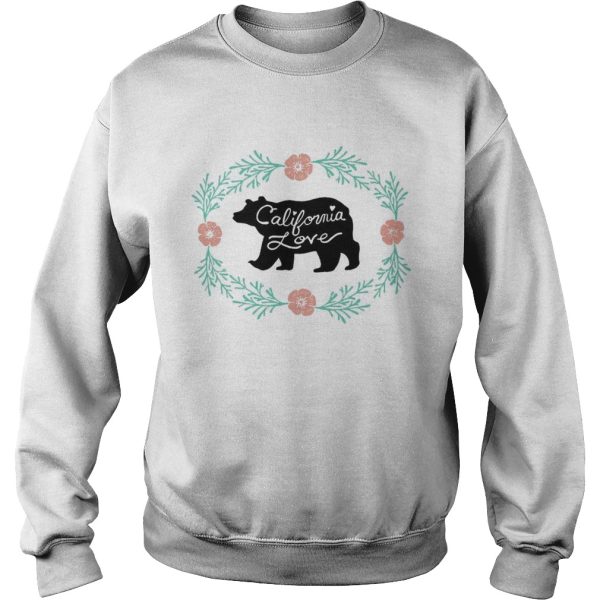 Bear California Love Flower shirt