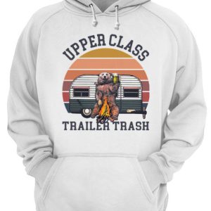 Bear Camping Upper Class Trailer Trash Vintage shirt 3