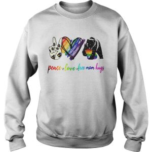 Bear Peace Love Free Mom Hugs shirt