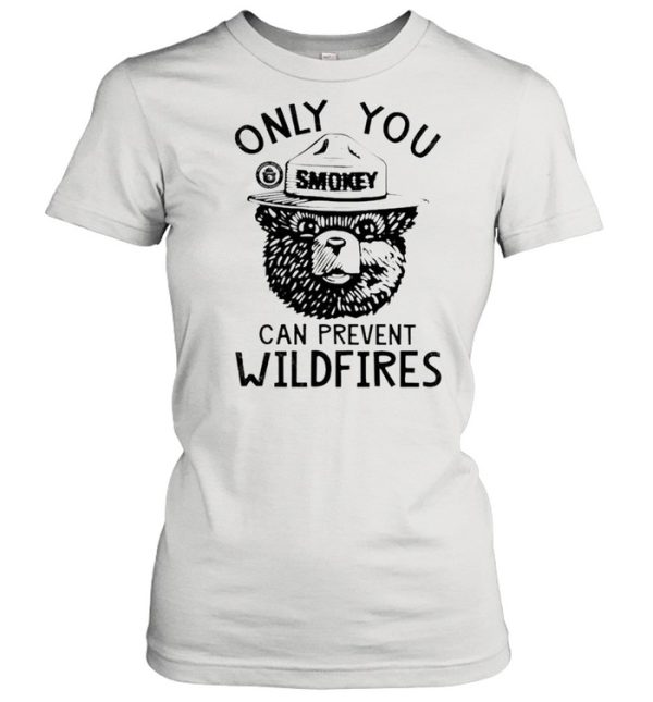 Bear Smokey Bear Only You Can Prevent Wildfires shirt