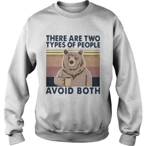Bear There Are Two Types Of People Avoid Both Vintage shirt
