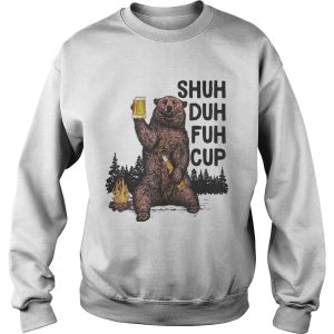 Bear drink beer shuh duh fuh cup pine shirt 2