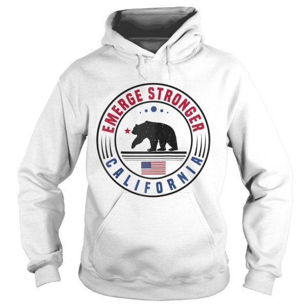 Bear emerge stronger california shirt