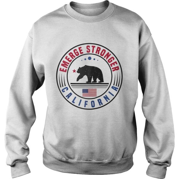 Bear emerge stronger california shirt